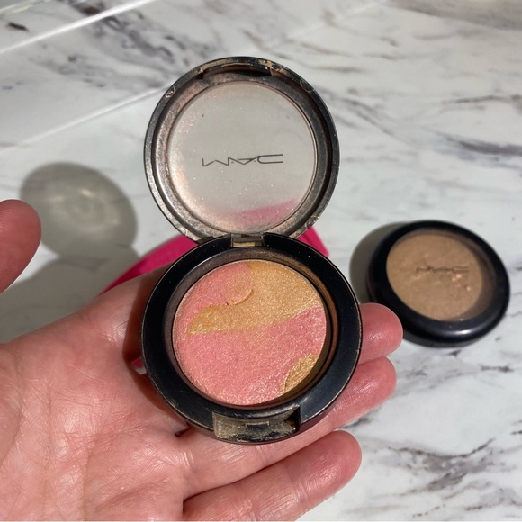 MAC Marine Life high light powder Mac Blush & skin finish Estee Lauder comb - Picture 7 of 15